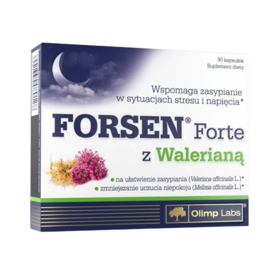 Forsen Forte Valeriana - nyugodt alvás stresszes időszakokban is!