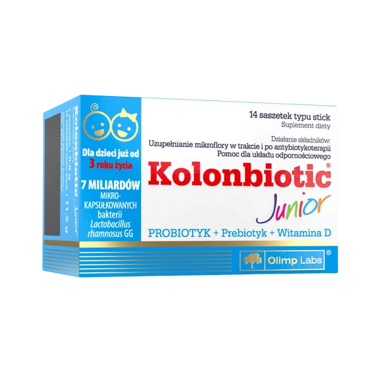 Kolonbiotic Junior  - Pre-és probiotikum D-vitaminnal gyerekeknek