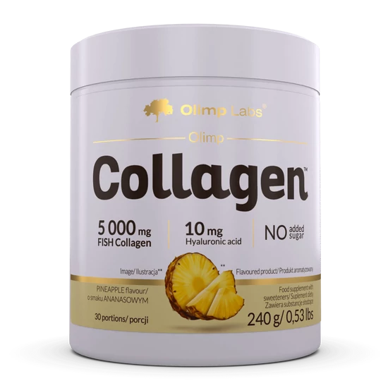 Olimp Collagen - 240g Extrán finom halkollagén a rugalmas bőrért és ízületekért