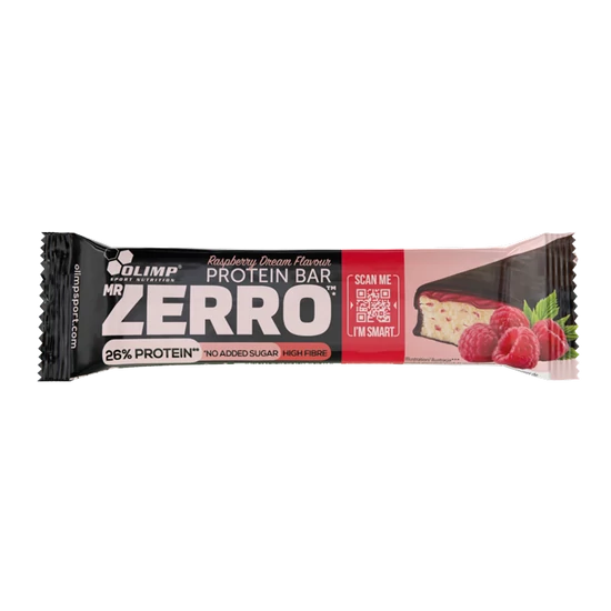 Olimp Mr Zerro Protein Bar+ 50g málna ízű