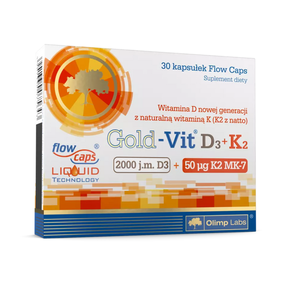 Gold-Vit® D3+K2 2000 IU - Komplex megoldás a maximális felszívódásért