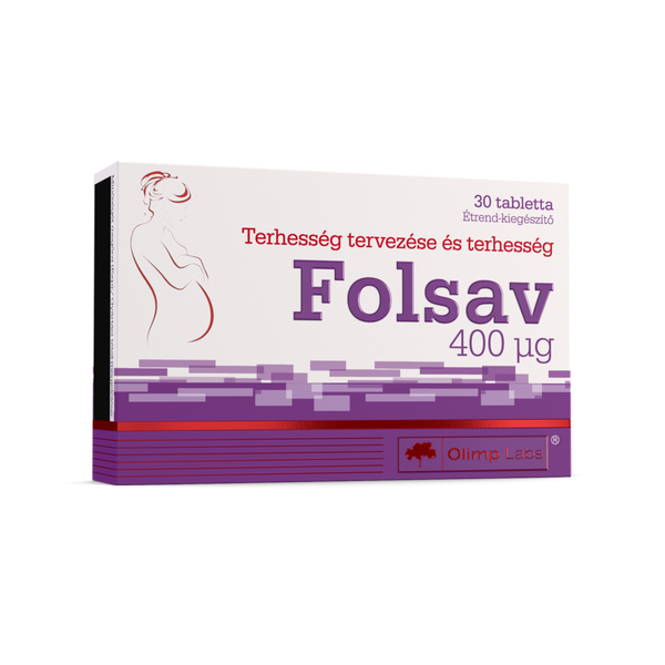 Szerves  Folsav 400 µg 30 tabletta  - Örömvitamin