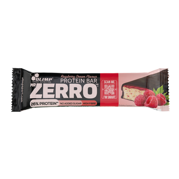 Olimp Mr Zerro Protein Bar+ 50g málna ízű